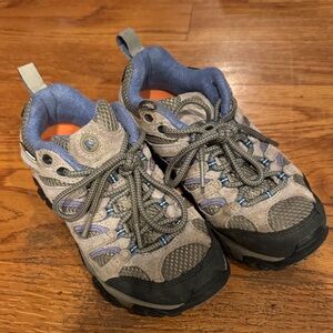 Merrell Women’s Gray and Blue Hiking Shoes